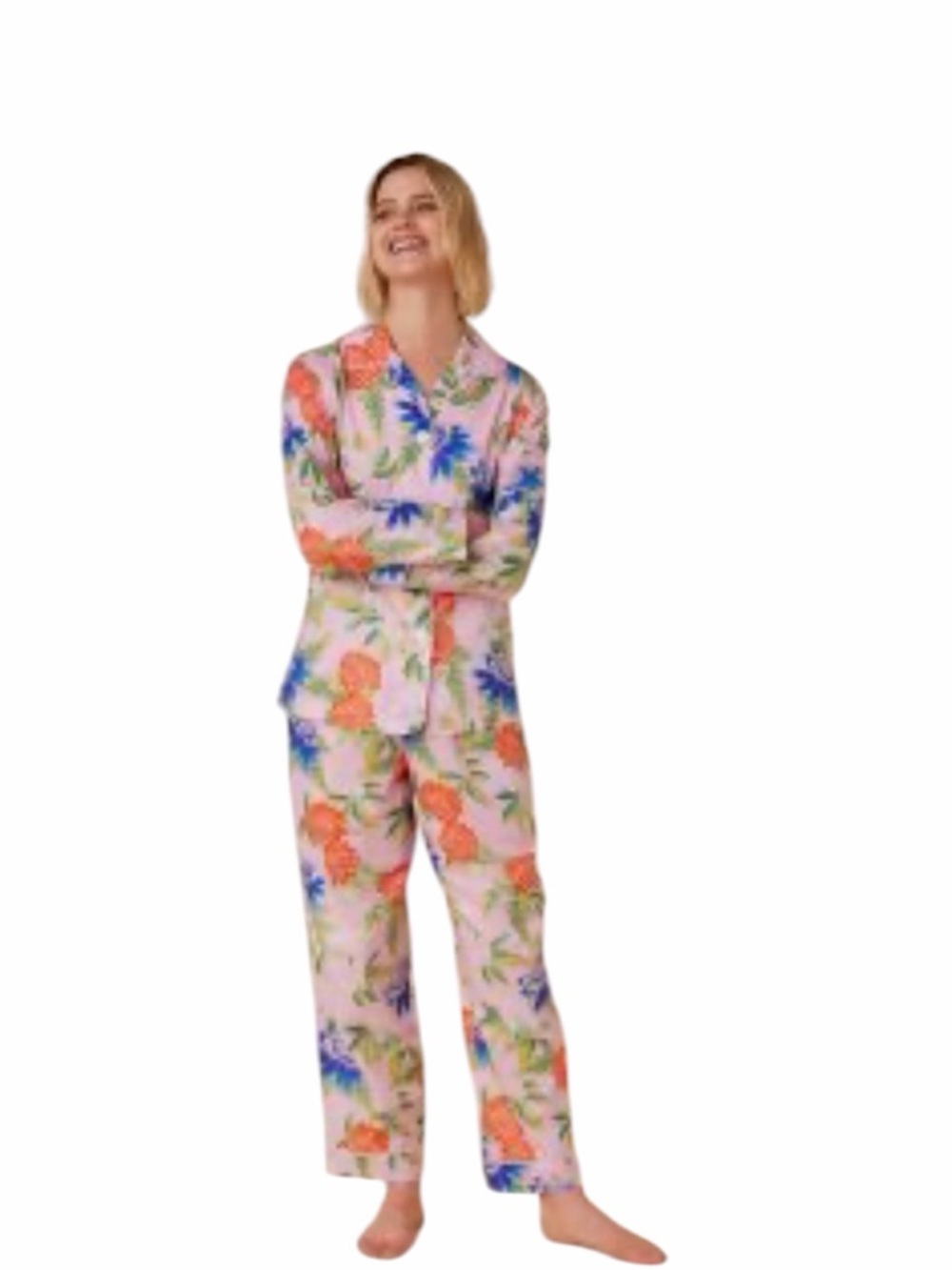 The Cat's Pajamas Tropical Floral Pajamas Size Medium - Picture 10 of 10